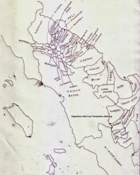 Kerajaan-kerajaan wilayah prov. Sumatera Utara sekarang. Abad ke-19