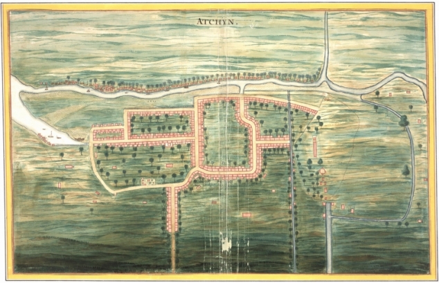 Kota Banda Aceh Pada Tahun 1665 oleh Johannes Vingboons