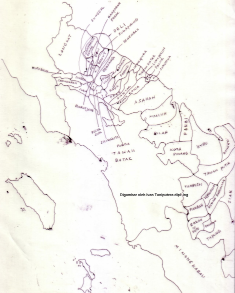 Kerajaan-kerajaan wilayah prov. Sumatera Utara sekarang. Abad ke-19